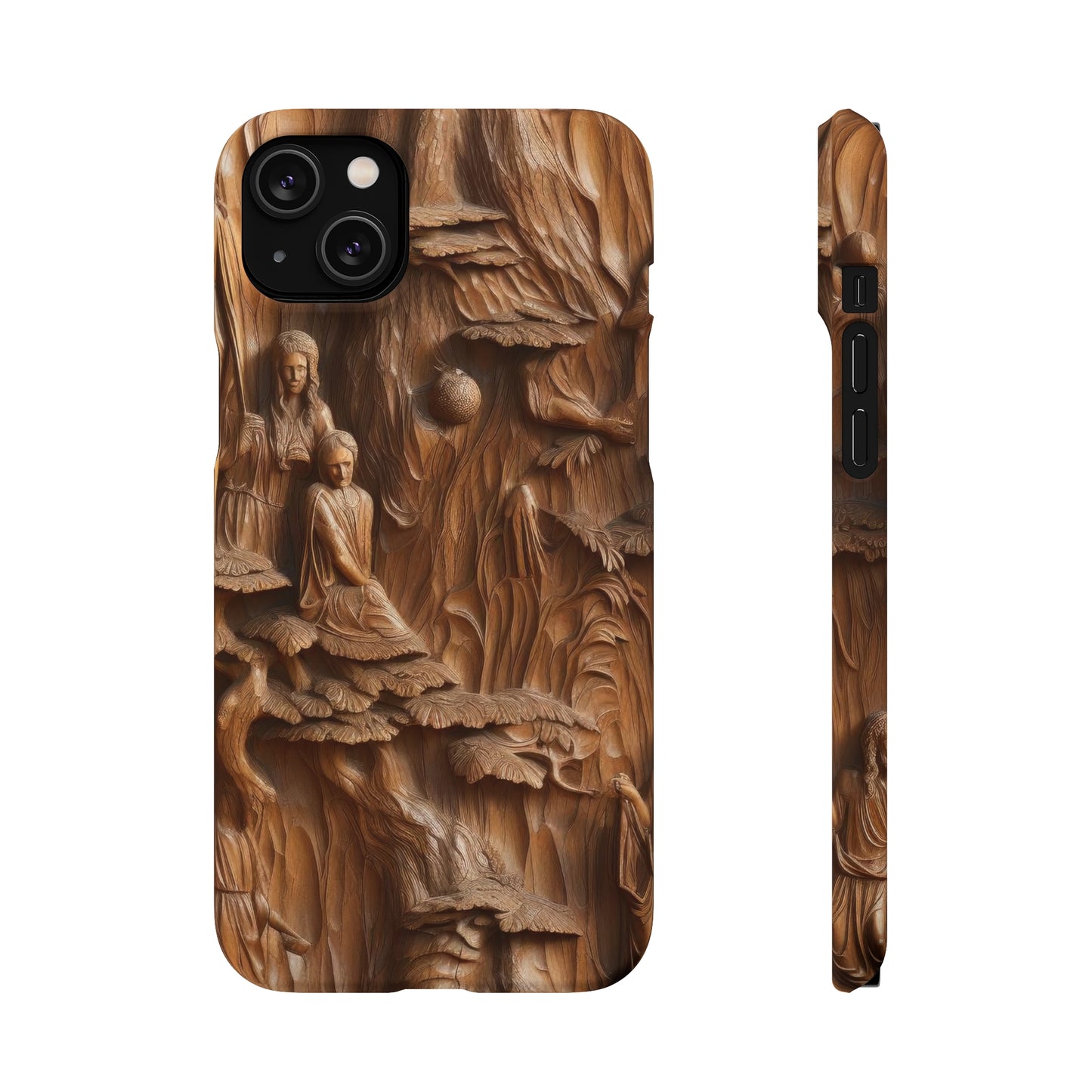 Biblical , Spiritual Carved Wood Phone cover Snap Cases .