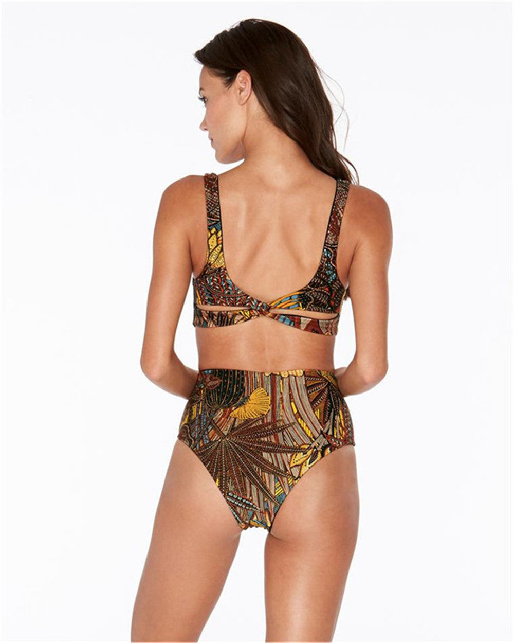 One Piece Swimsuit Sexy Printed Swimming Swimsuit