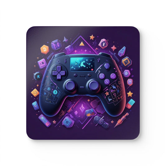 Gaming Corkwood Coaster Set
