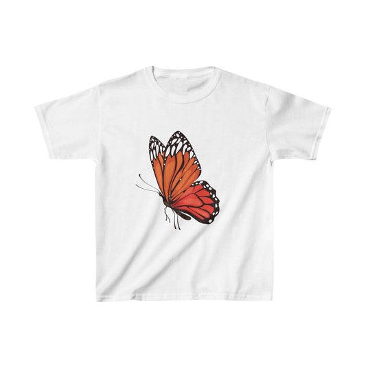 Beautiful Butterfly Prin t Kids Tee G ift .kids tshirt girls tshirt girls top kids tee butterfly gif t holiday T- shirt beach G ift.