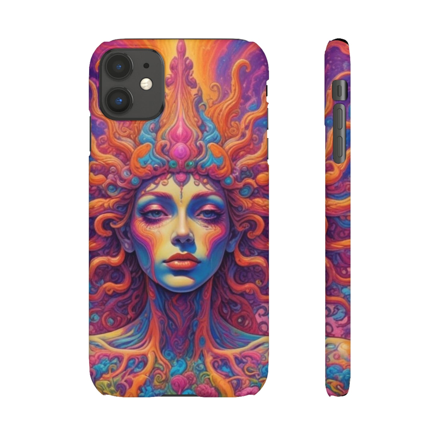 Trippy Pattern Snap Cases