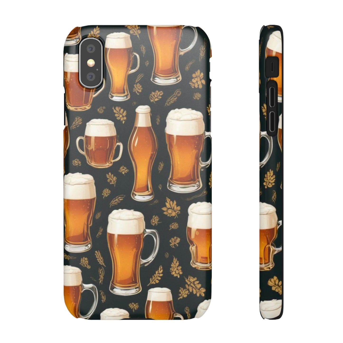 Beer Pattern Snap Cases