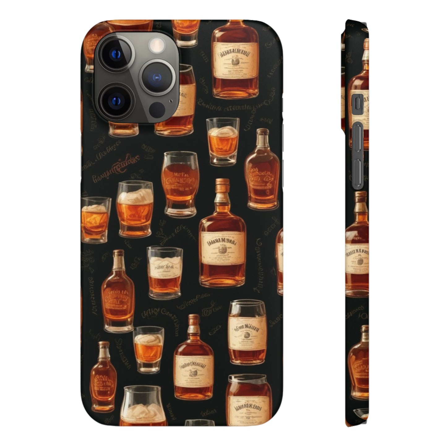 Whiskey Pattern Snap Cases