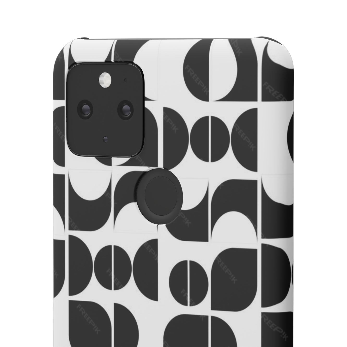 Black And White Pattern Pattern Snap Cases
