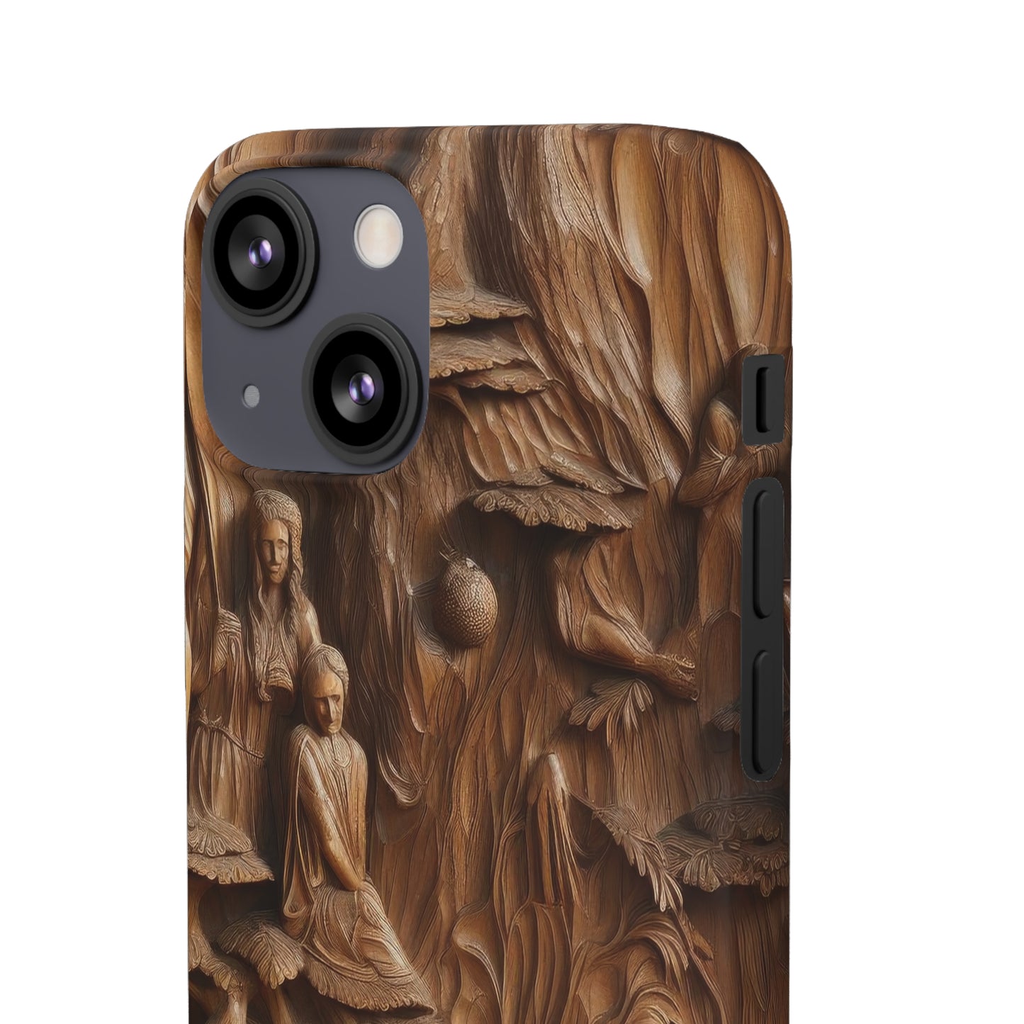 Biblical , Spiritual Carved Wood Phone cover Snap Cases .