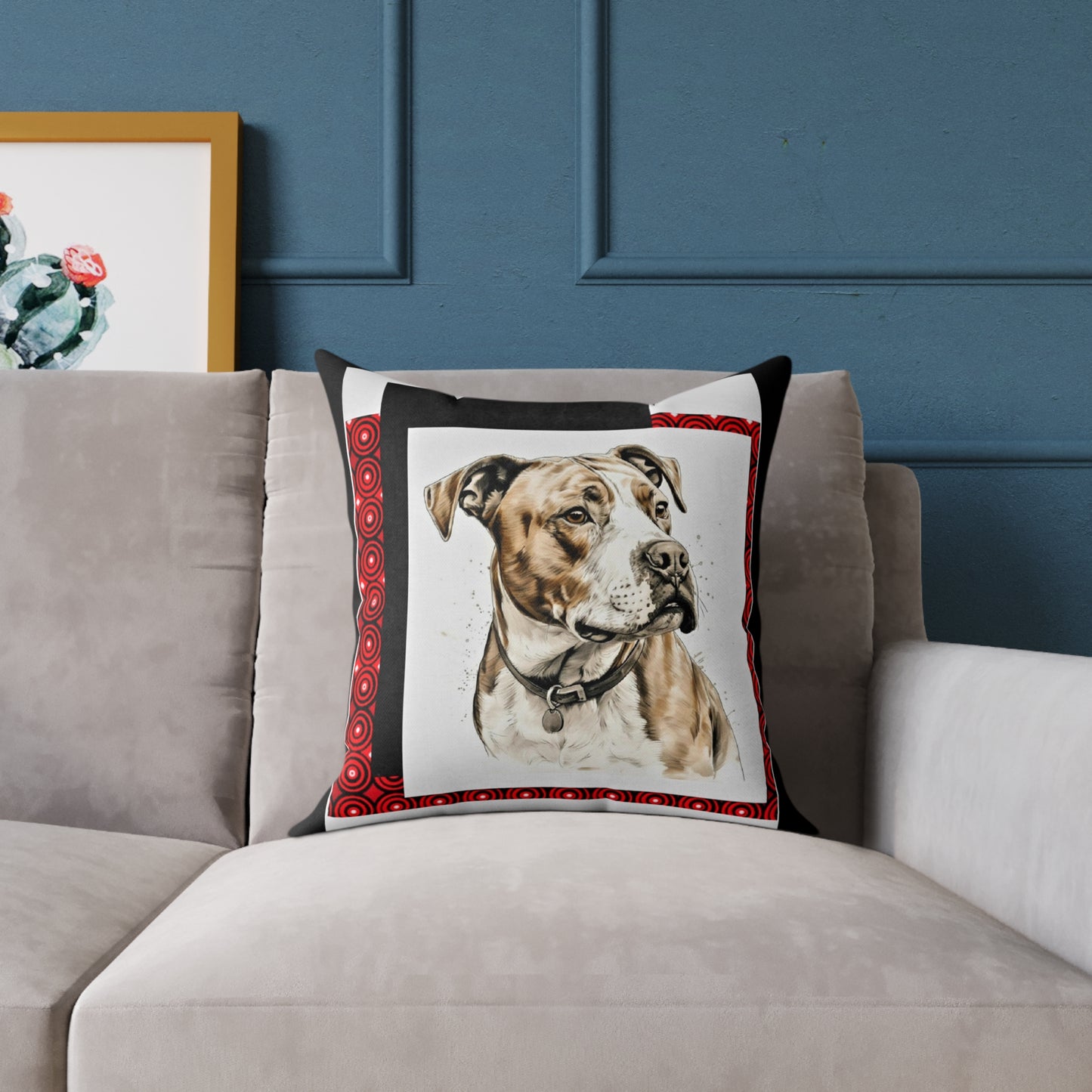 Square Poly Canvas Pillow