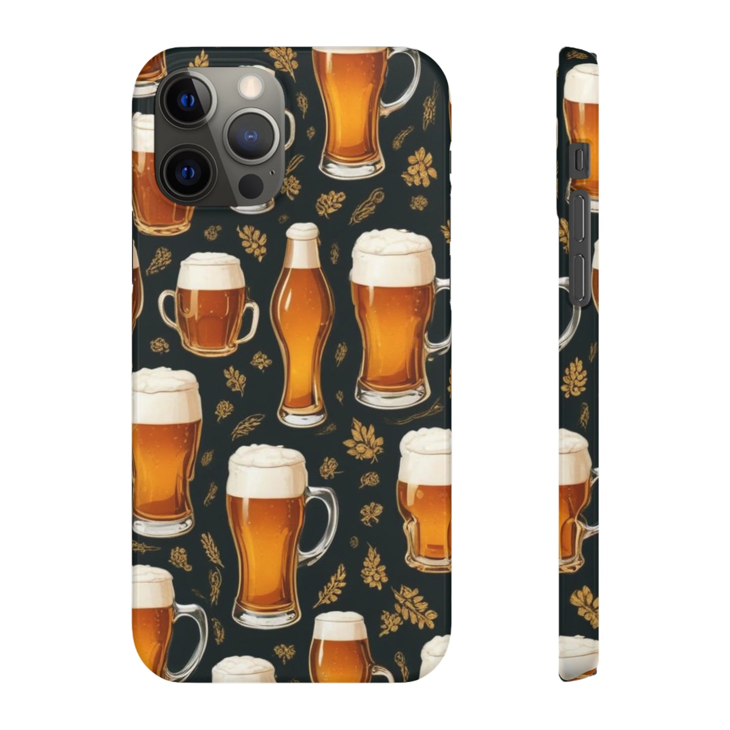 Beer Pattern Snap Cases