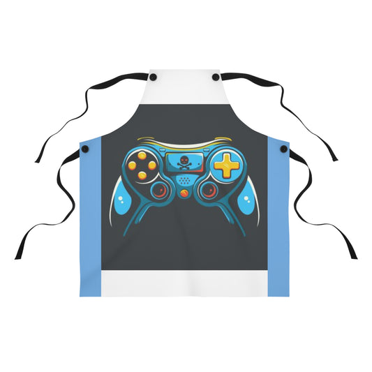 Games Console printed Picture Apron (AOP)