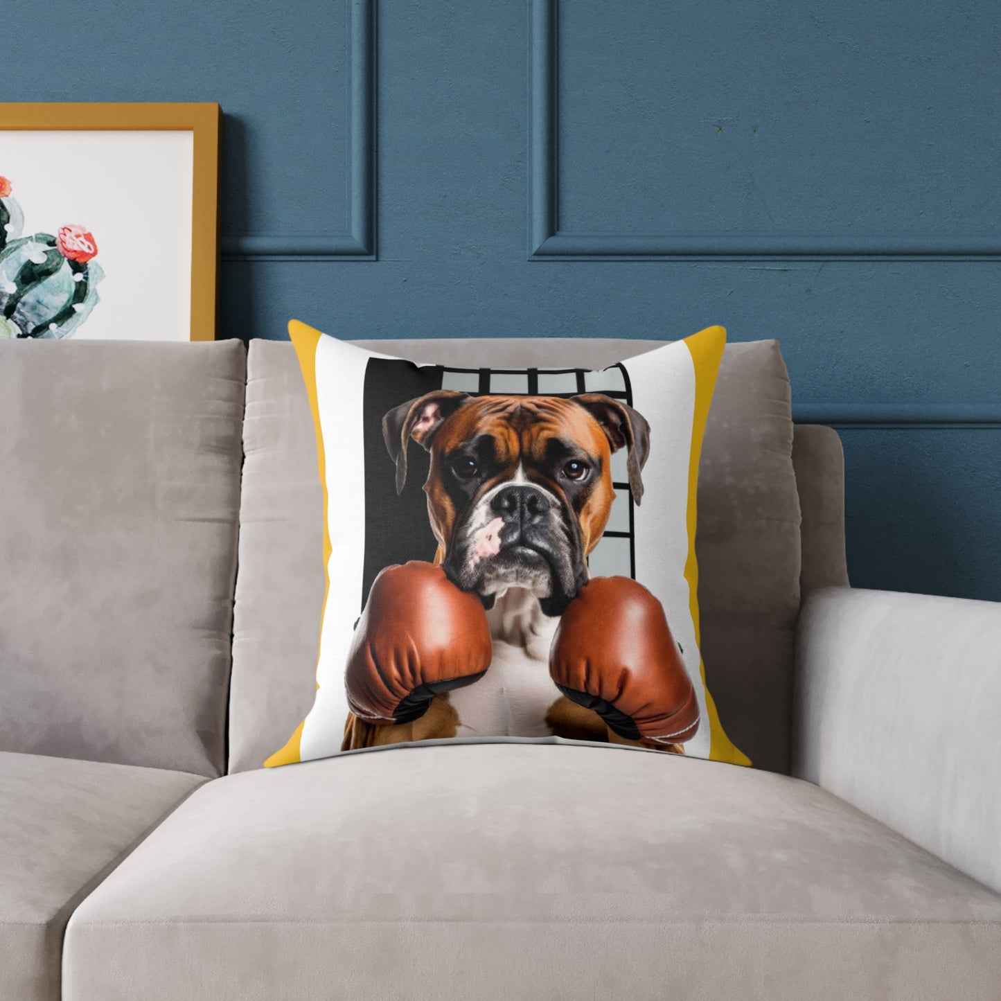 Square Poly Canvas Pillow