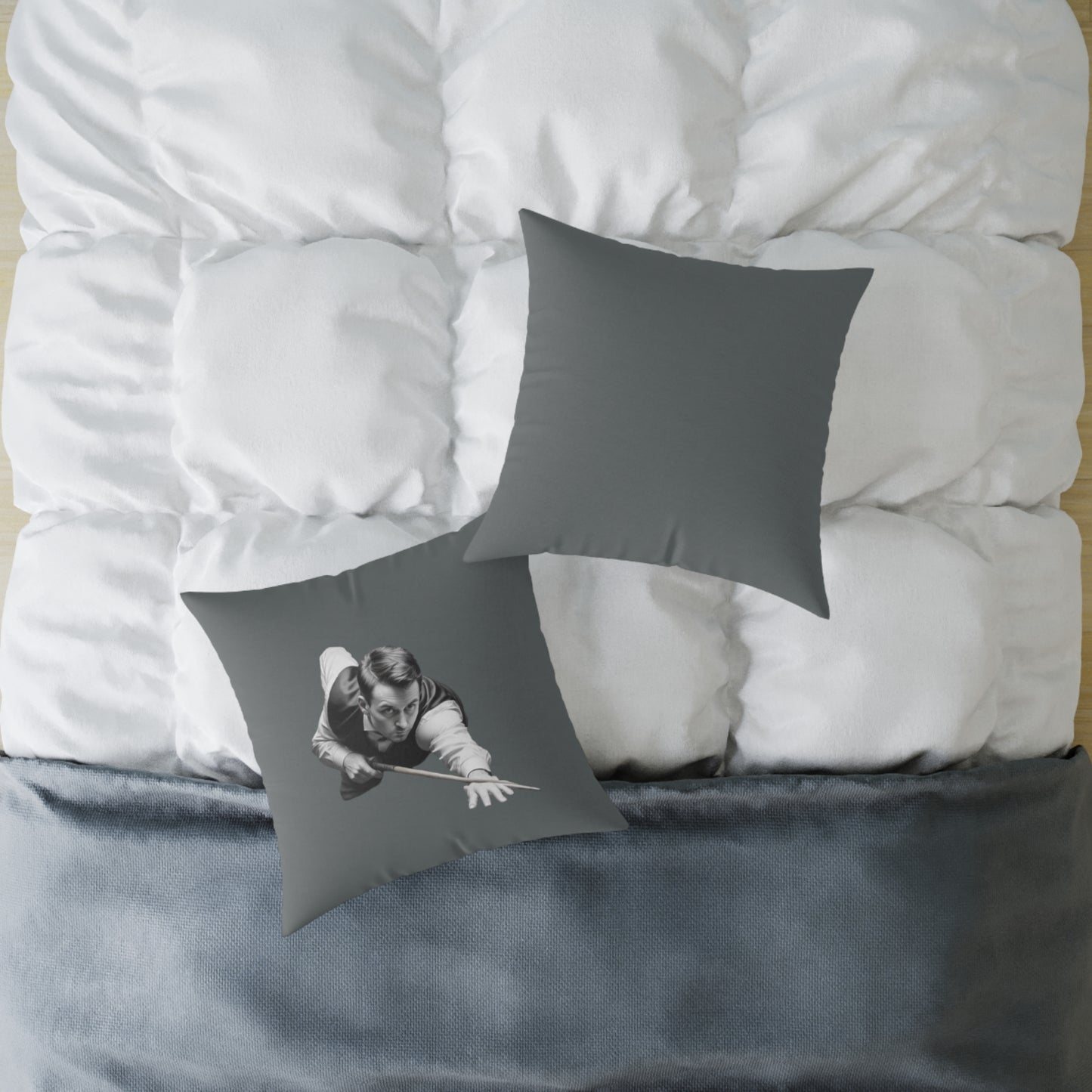 Snooker Square Poly Canvas Pillow