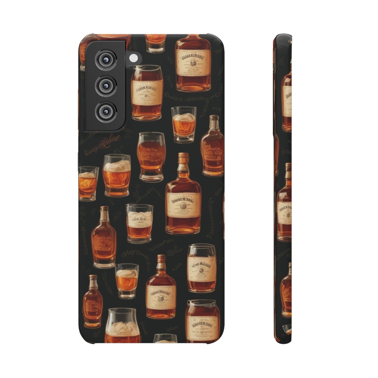 Whiskey Pattern Snap Cases