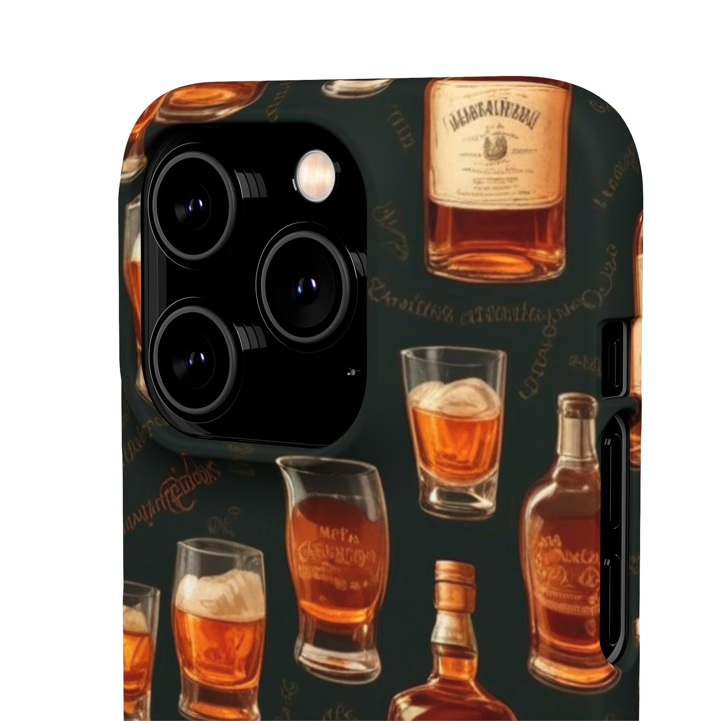 Whiskey Pattern Snap Cases