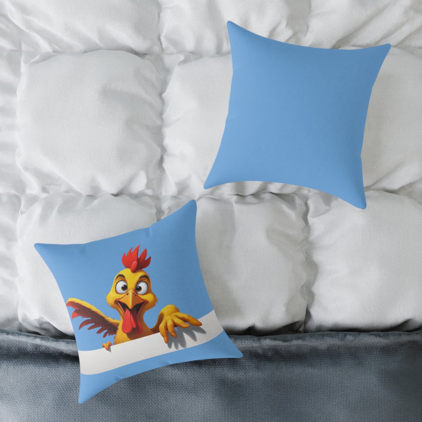 Squark Square Poly Canvas Pillow