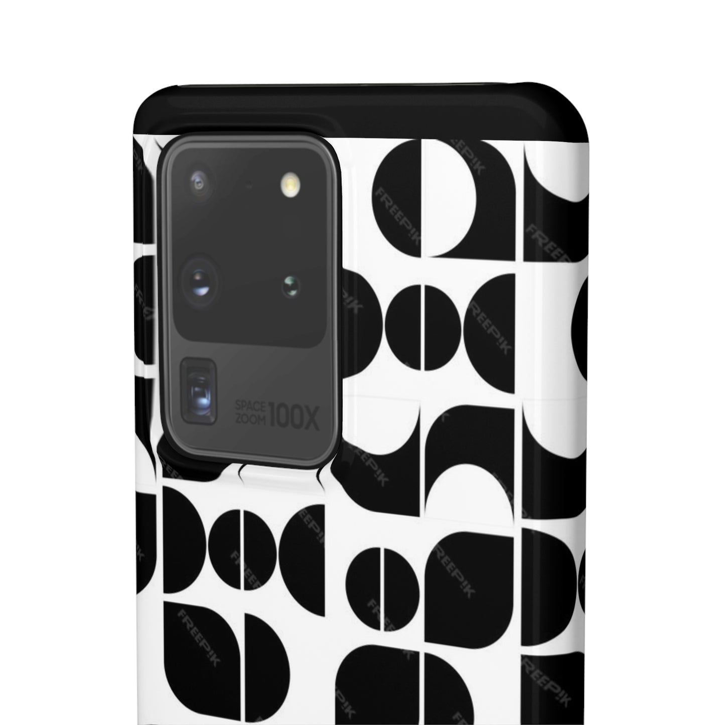 Black And White Pattern Pattern Snap Cases