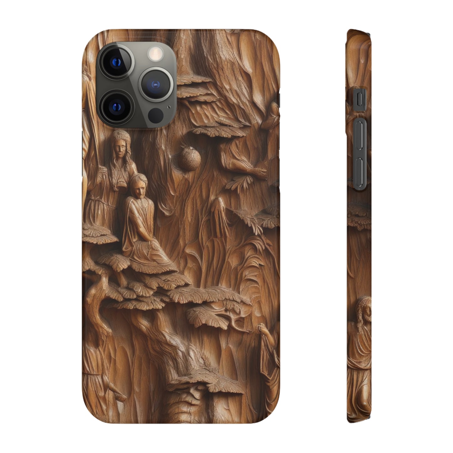 Biblical , Spiritual Carved Wood Phone cover Snap Cases .