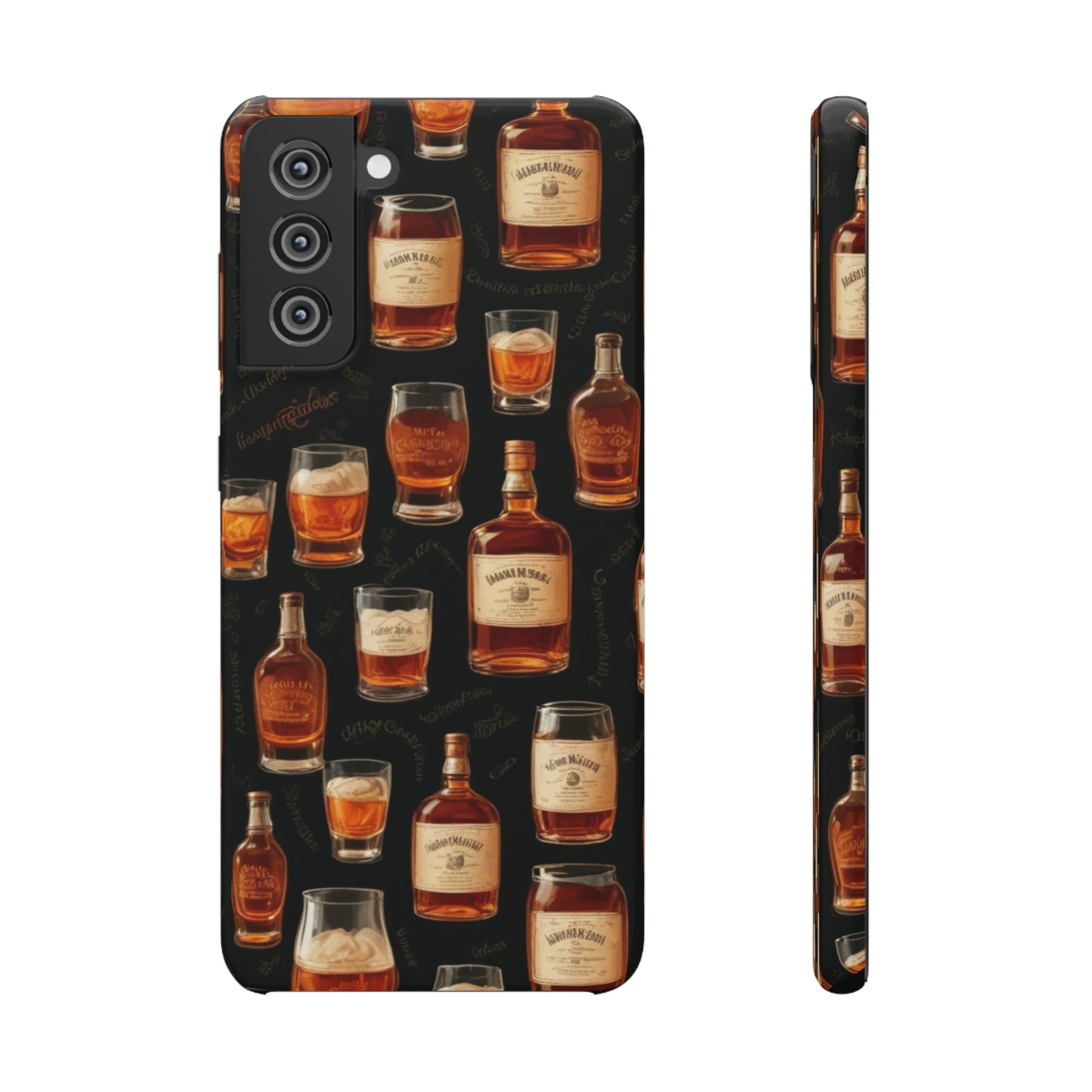 Whiskey Pattern Snap Cases