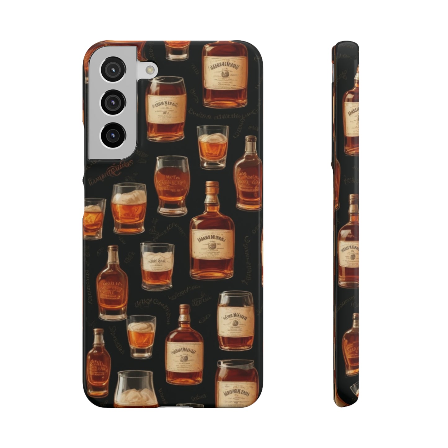 Whiskey Pattern Snap Cases