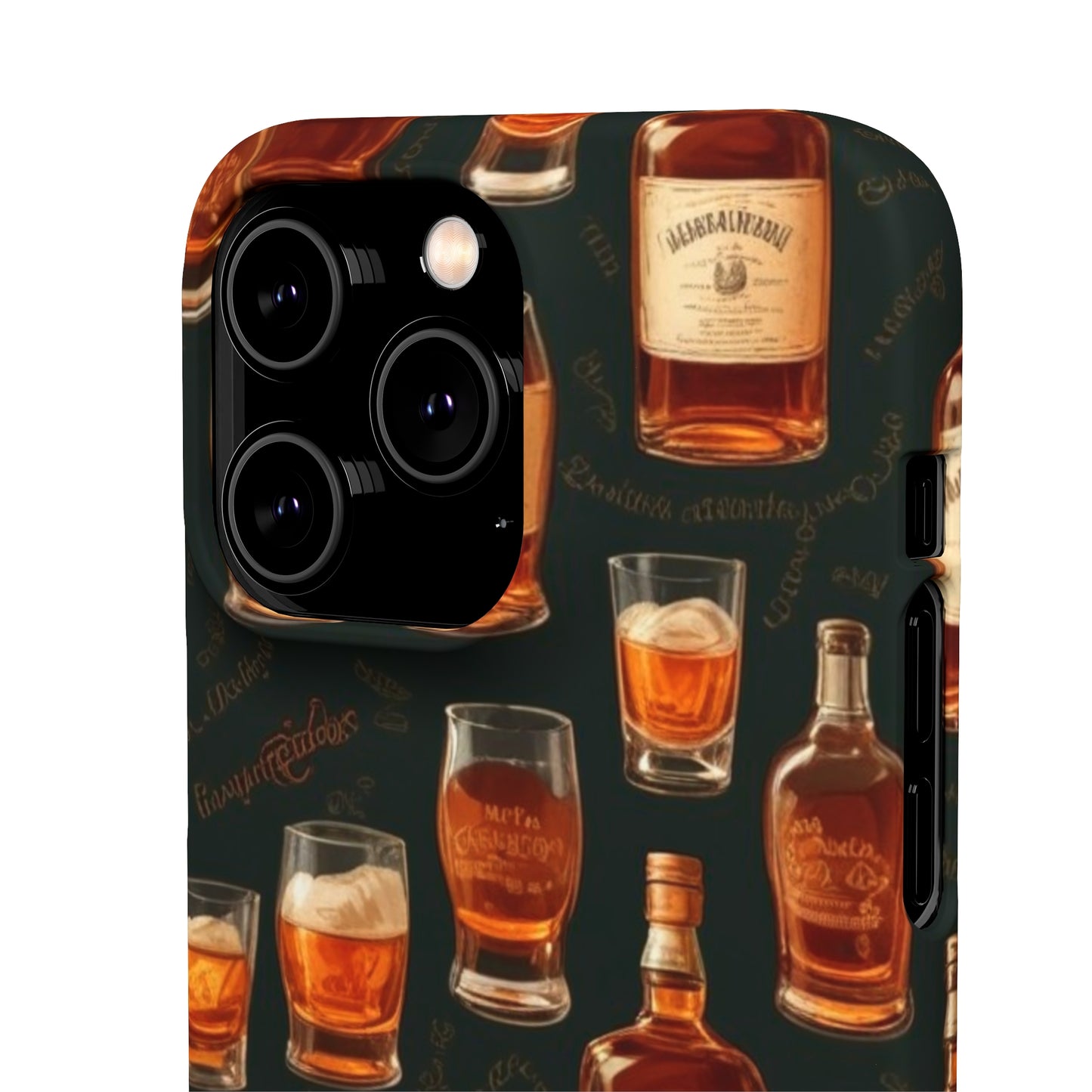 Whiskey Pattern Snap Cases