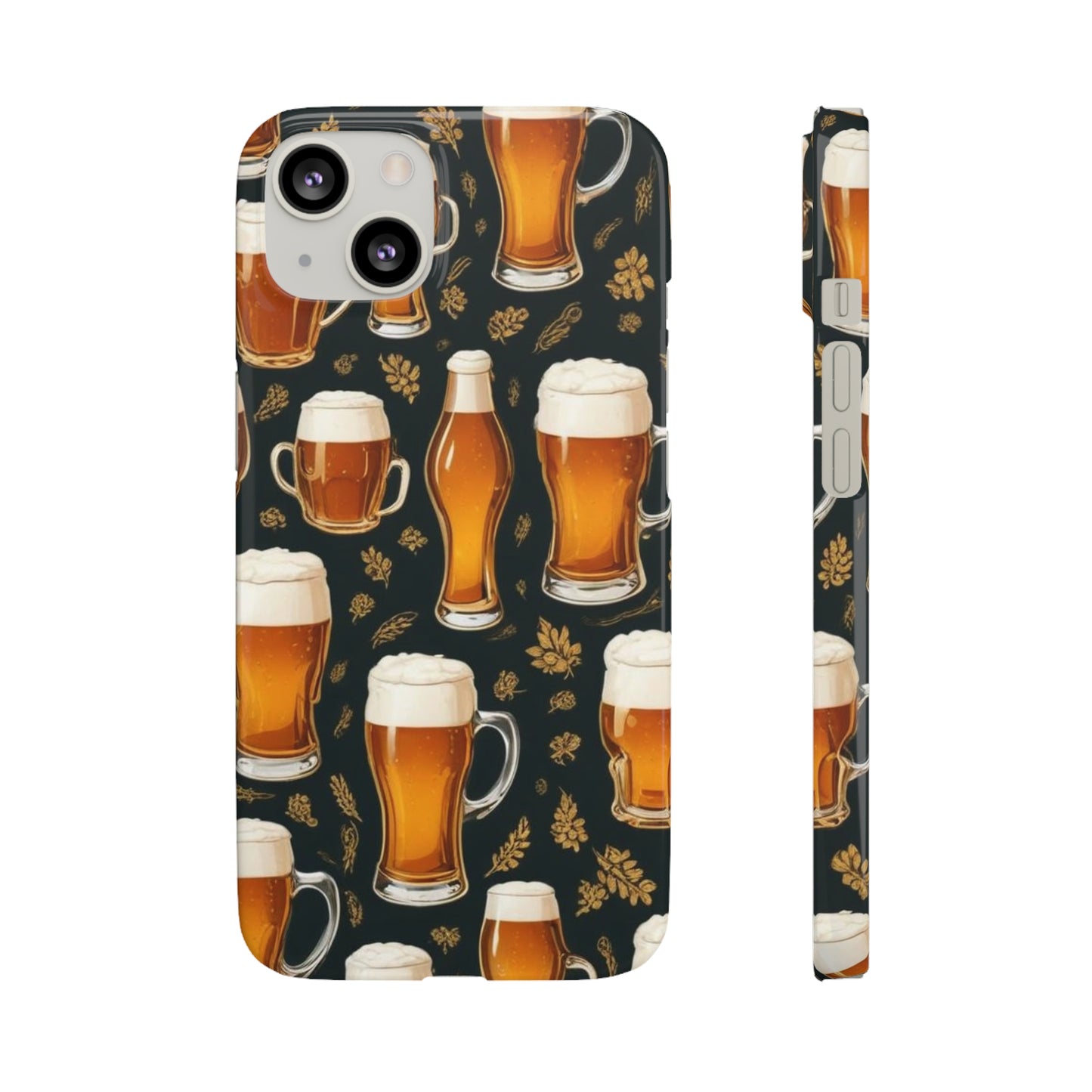 Beer Pattern Snap Cases