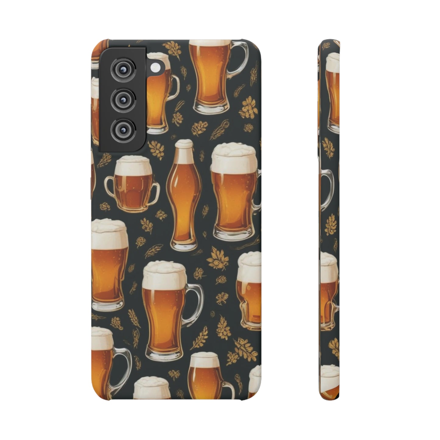 Beer Pattern Snap Cases