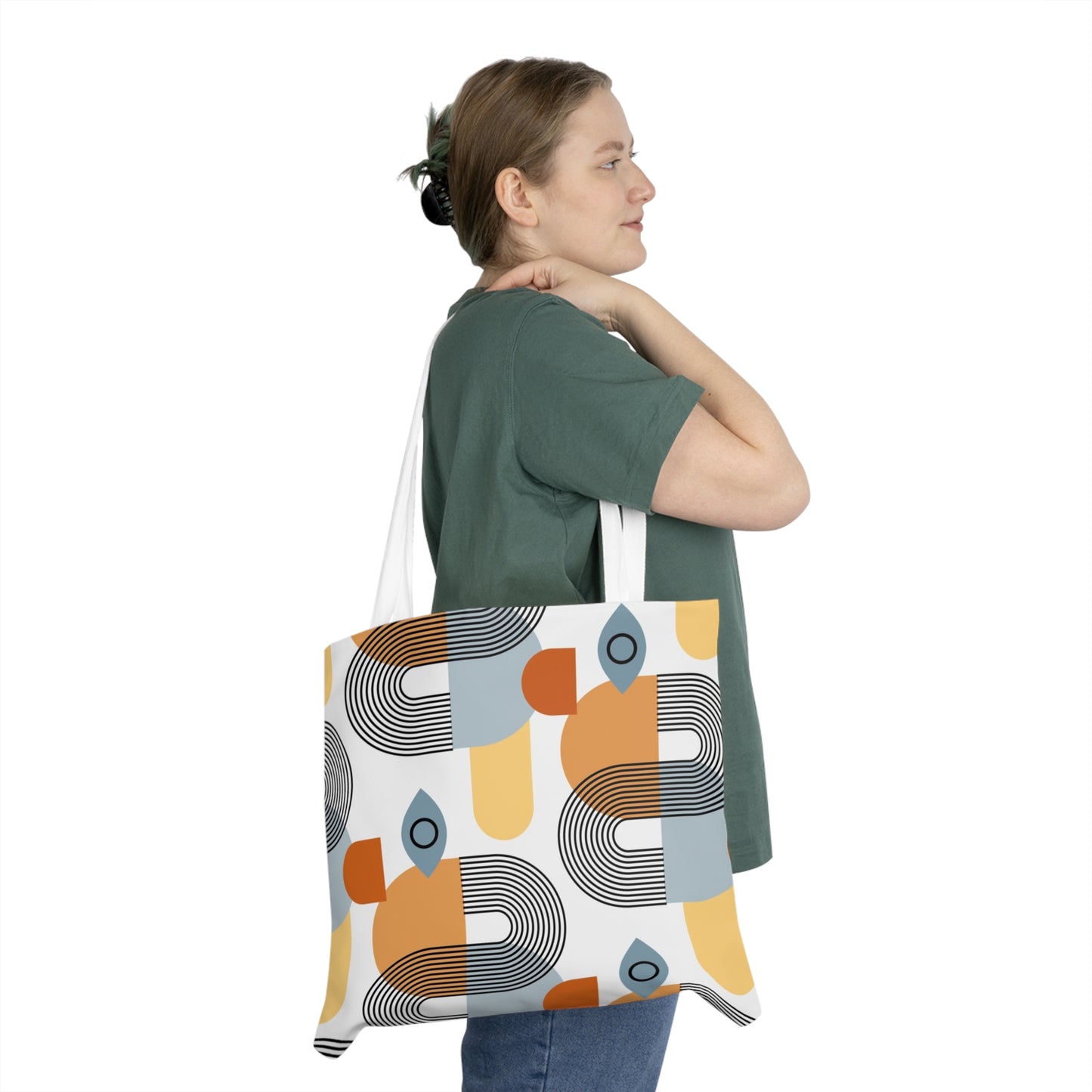 Pattern Shoulder Tote Bag (AOP)
