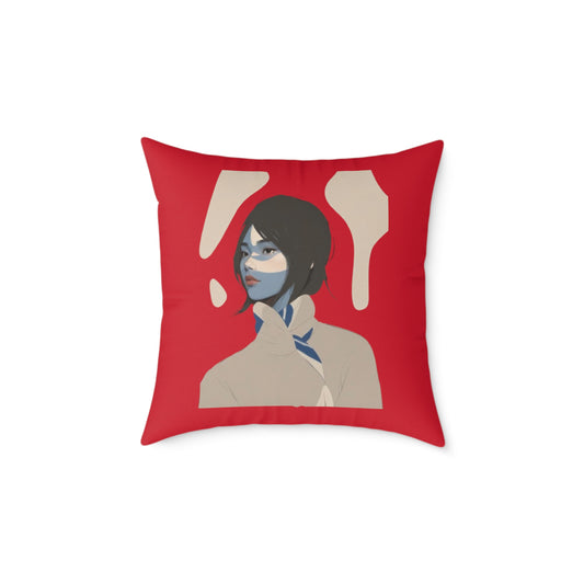 Angeline Poly Canvas Pillow