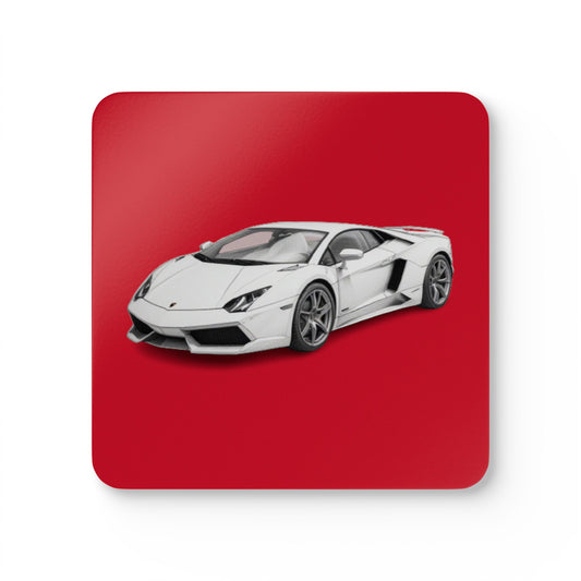Lamborghini Corkwood Coaster Set