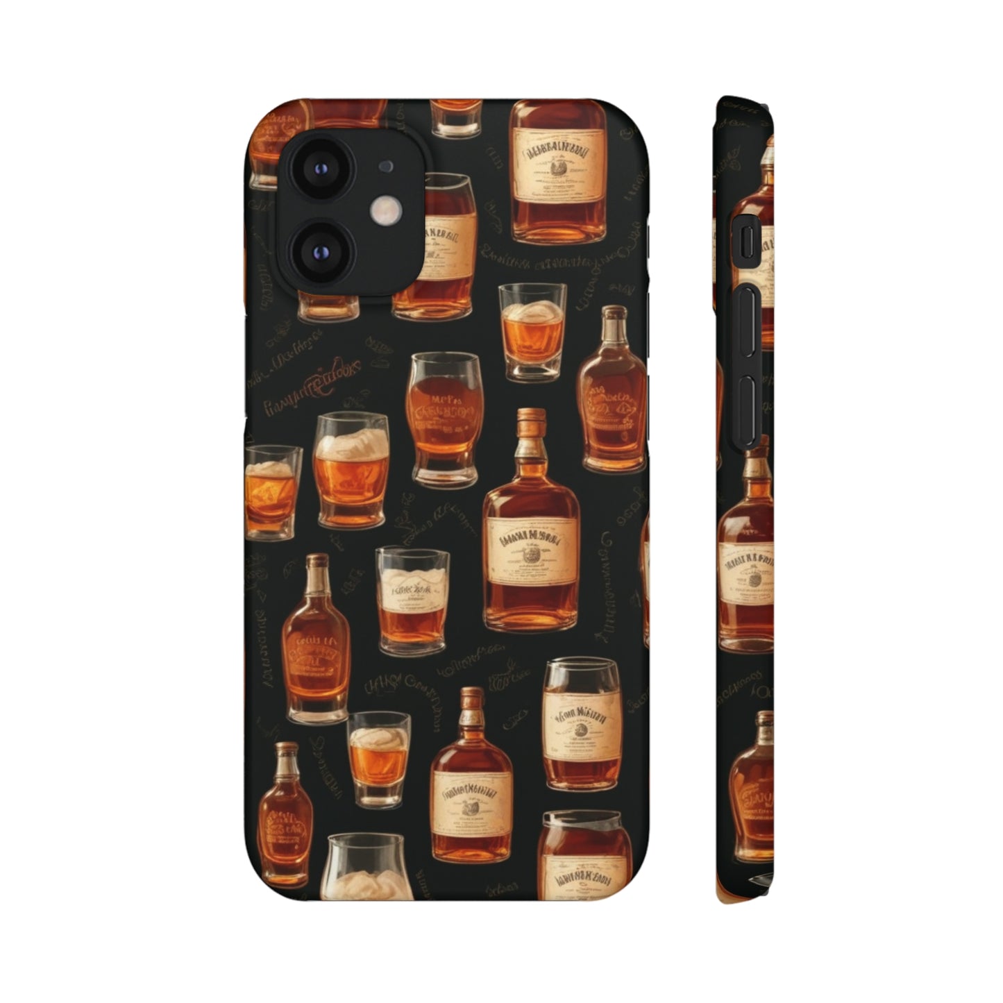 Whiskey Pattern Snap Cases