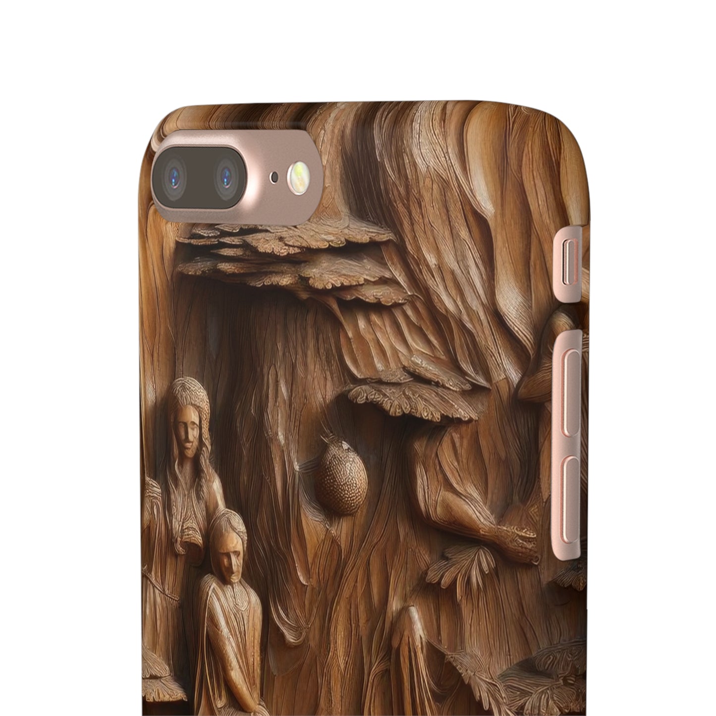 Biblical , Spiritual Carved Wood Phone cover Snap Cases .