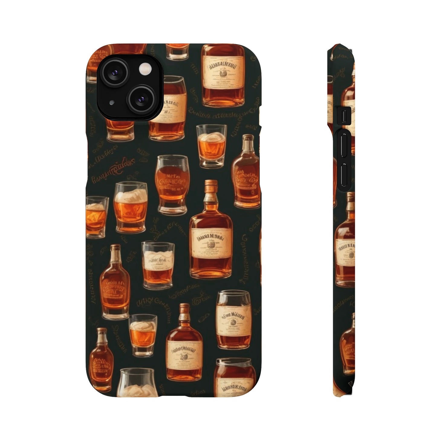 Whiskey Pattern Snap Cases
