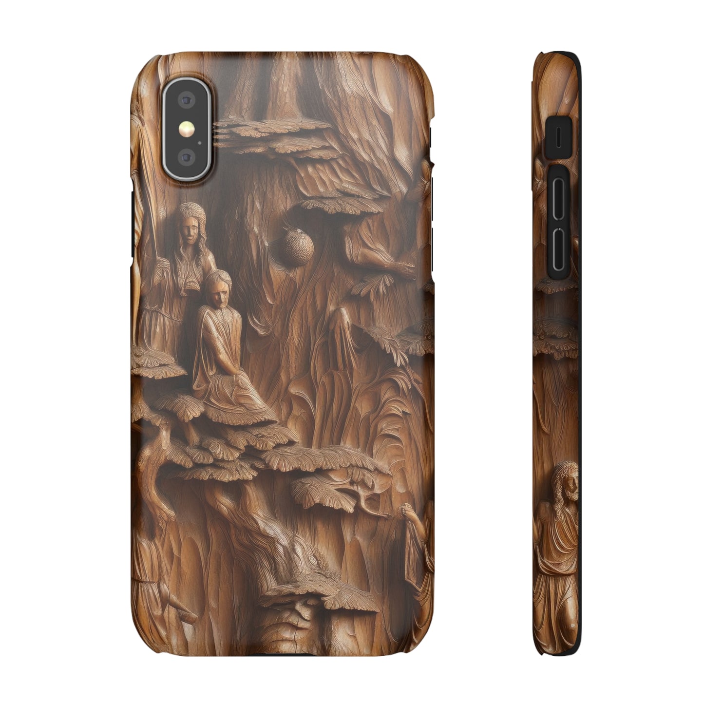 Biblical , Spiritual Carved Wood Phone cover Snap Cases .