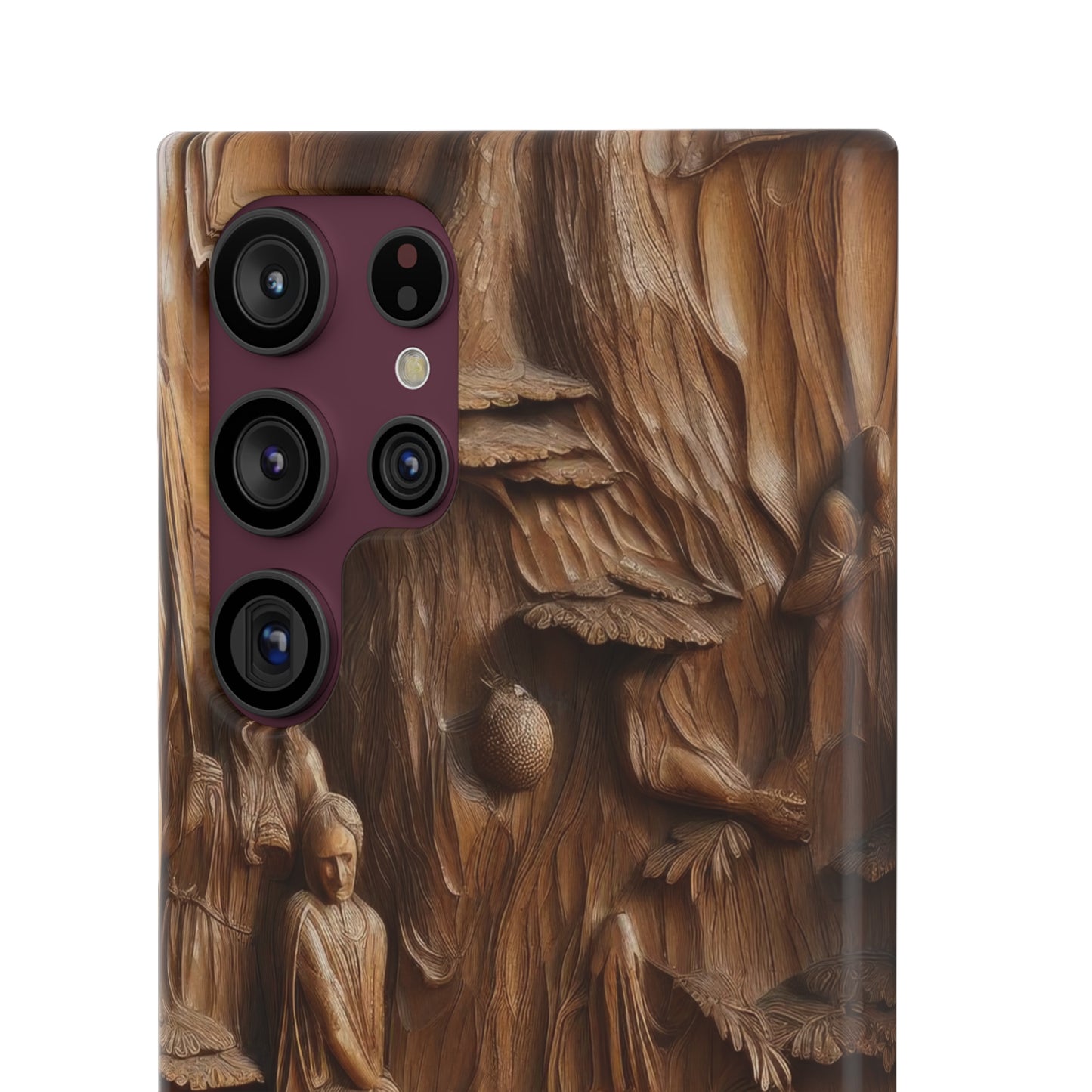 Biblical , Spiritual Carved Wood Phone cover Snap Cases .