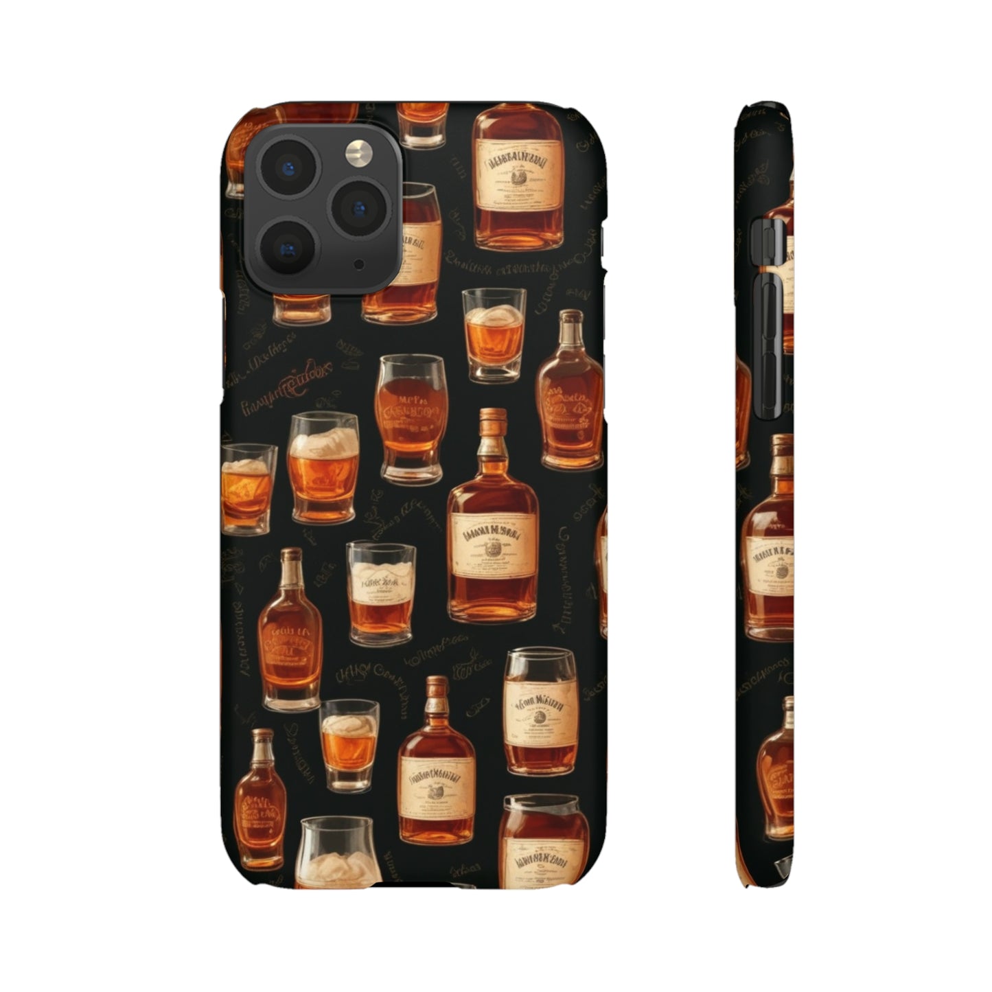 Whiskey Pattern Snap Cases