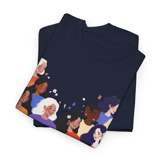Among The Flowers Unisex Heavy Cotton Tee