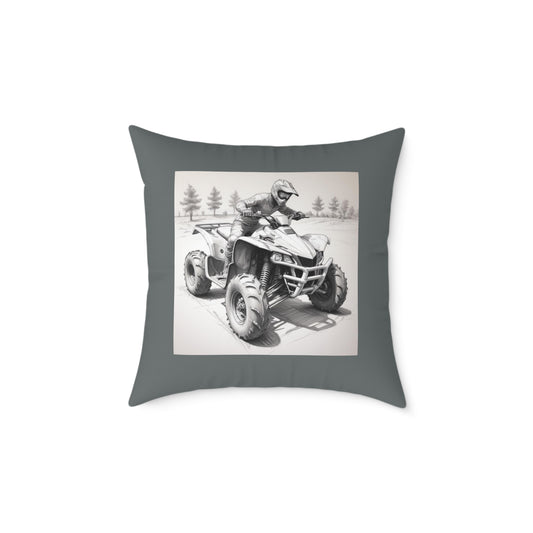 Quad Square Poly Canvas Pillow