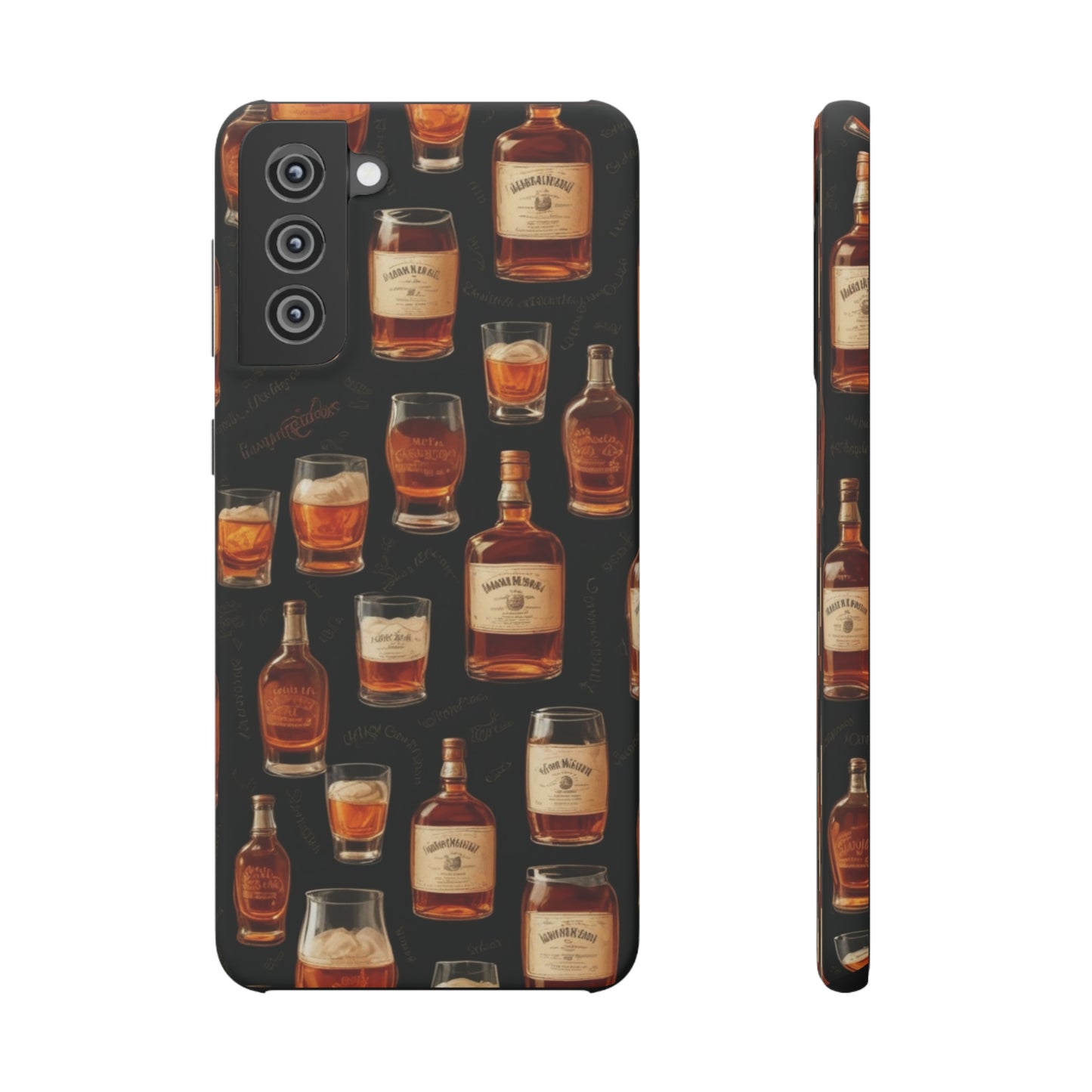 Whiskey Pattern Snap Cases