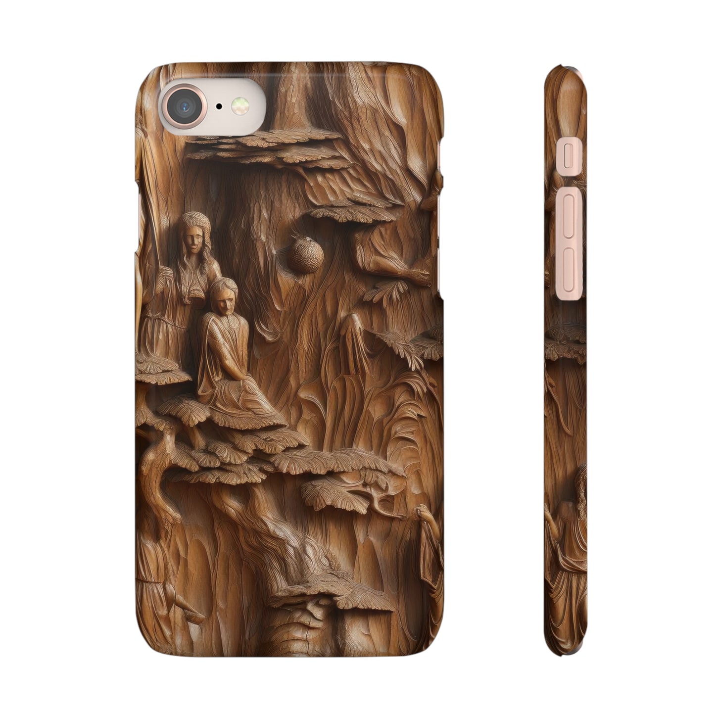 Biblical , Spiritual Carved Wood Phone cover Snap Cases .
