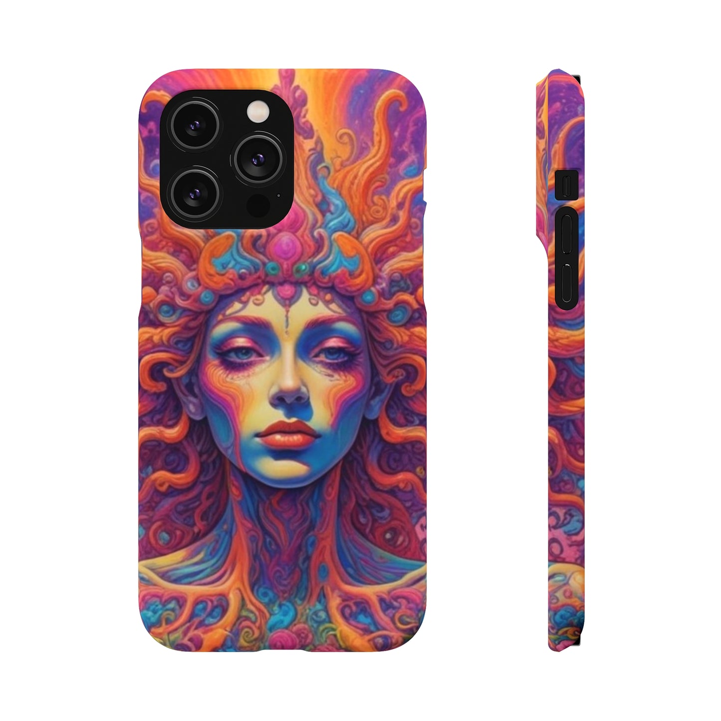 Trippy Pattern Snap Cases