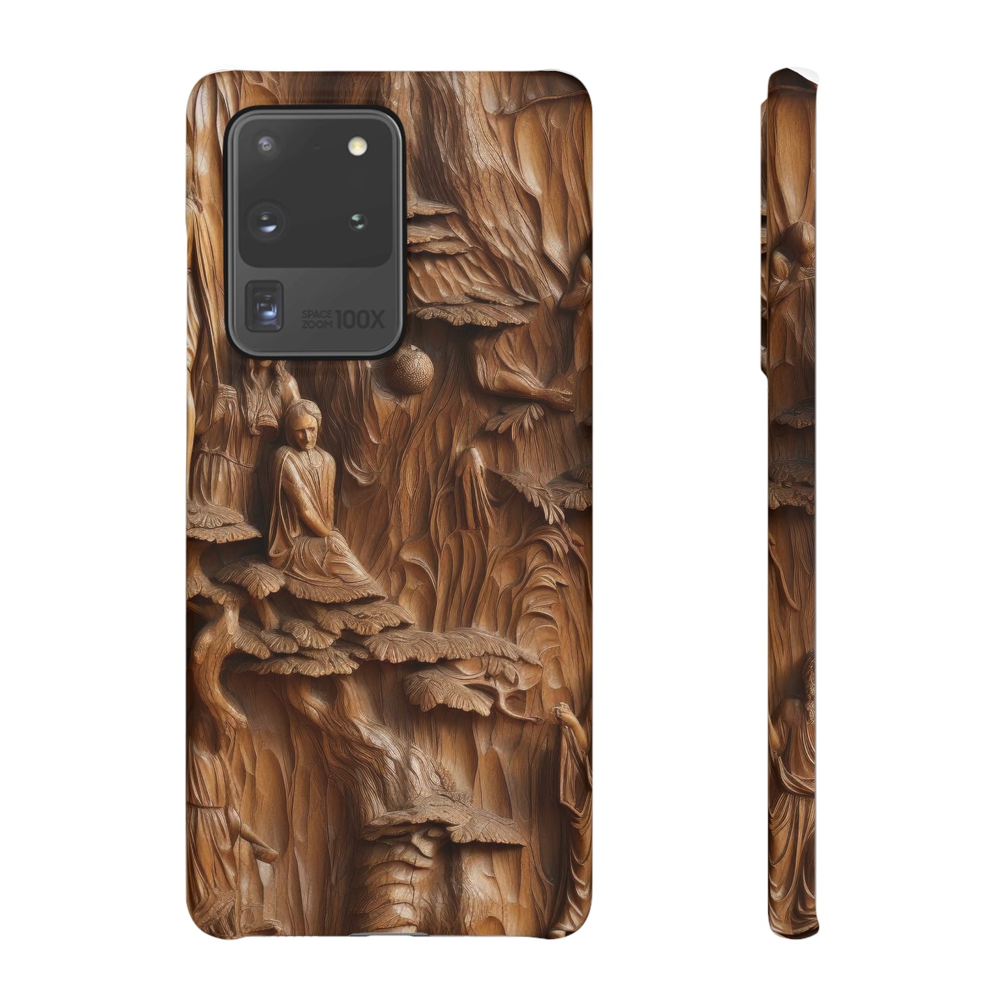 Biblical , Spiritual Carved Wood Phone cover Snap Cases .
