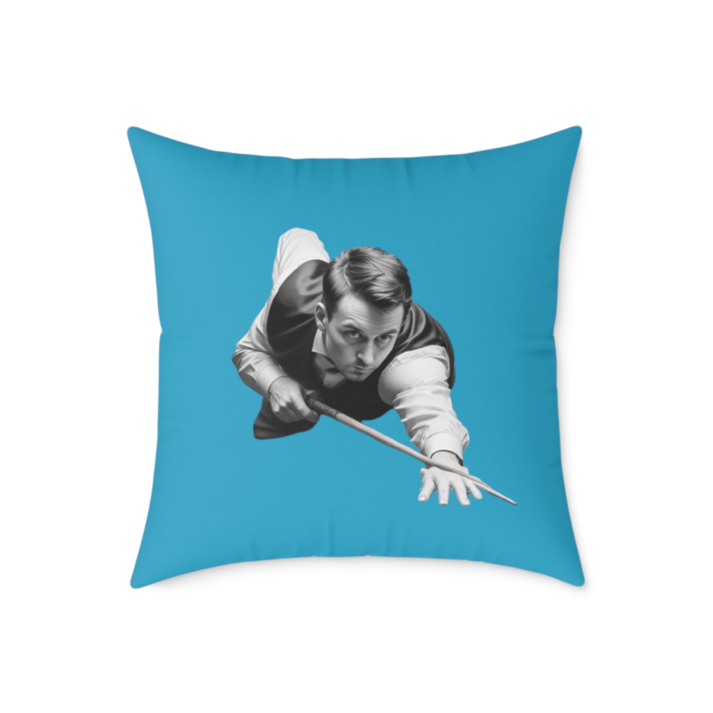 Snooker Square Poly Canvas Pillow