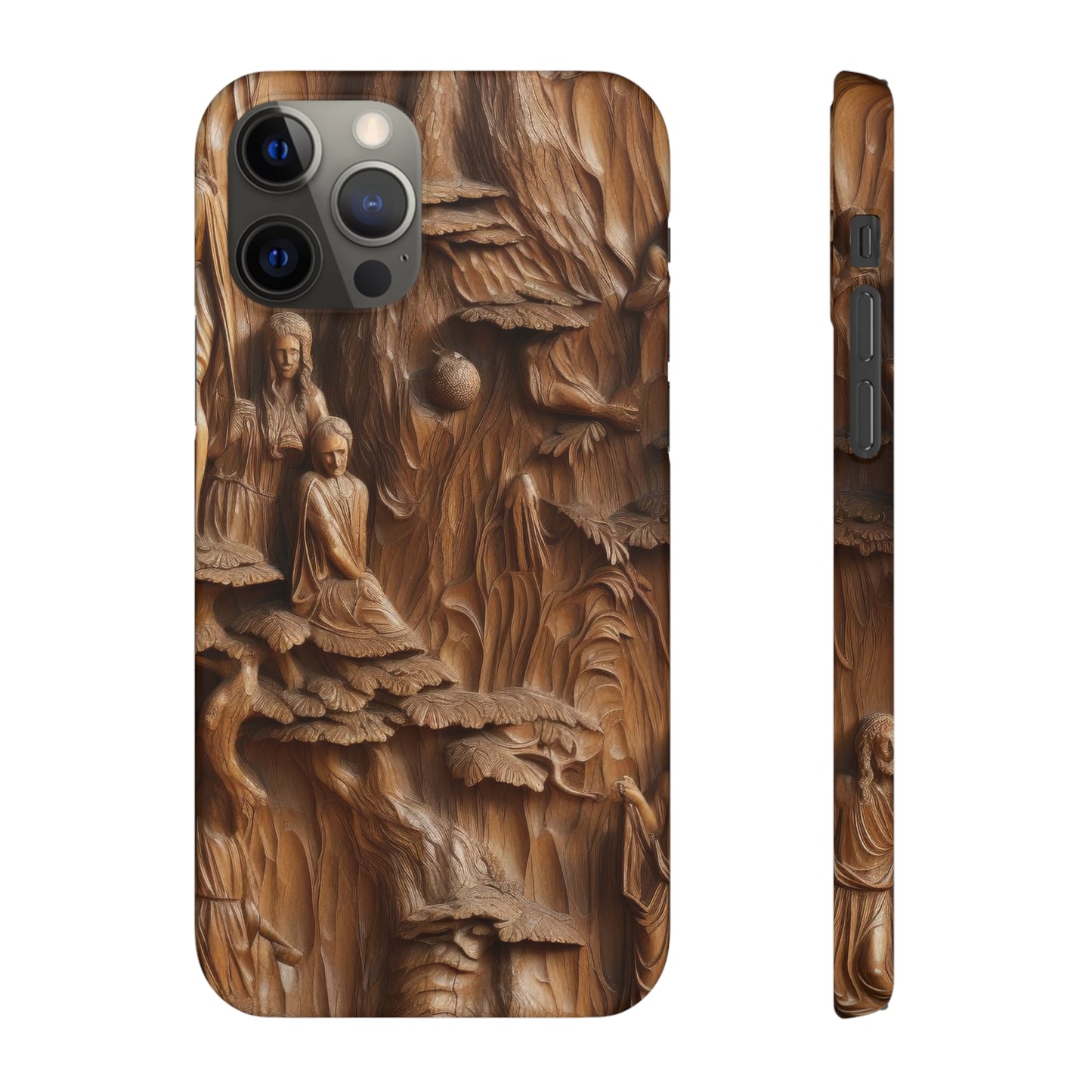 Biblical , Spiritual Carved Wood Phone cover Snap Cases .