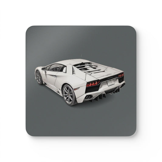 Lamborghini Corkwood Coaster Set