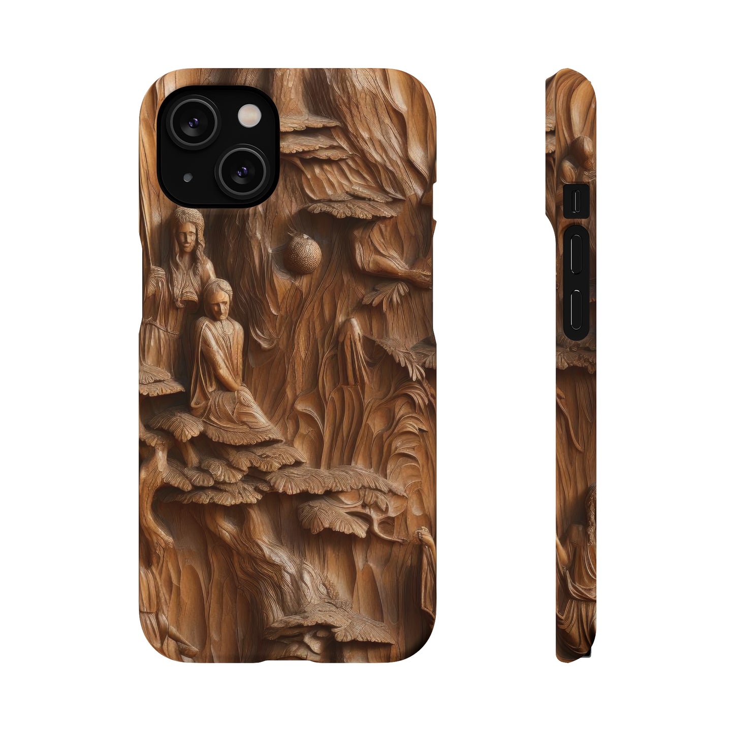 Biblical , Spiritual Carved Wood Phone cover Snap Cases .