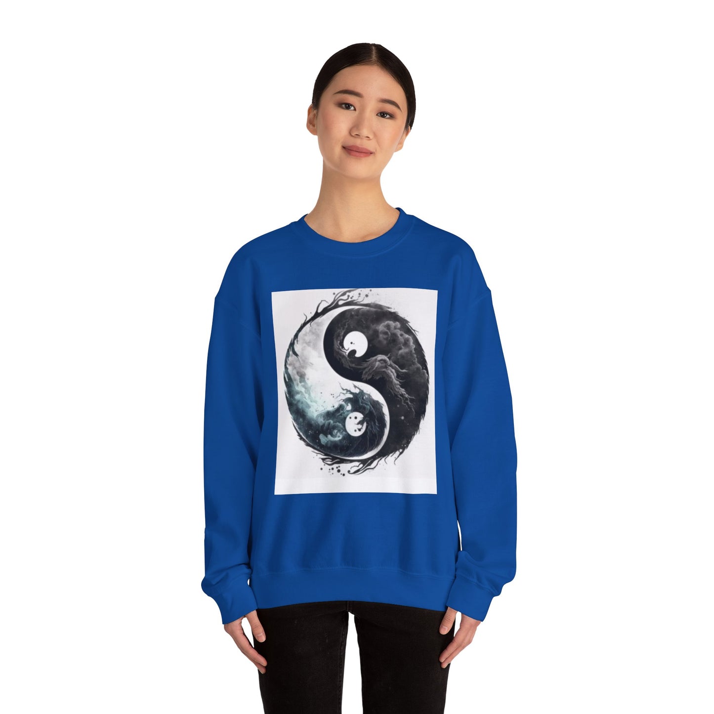 Ying Yang Unisex Heavy Blend™ Crewneck Sweatshirt