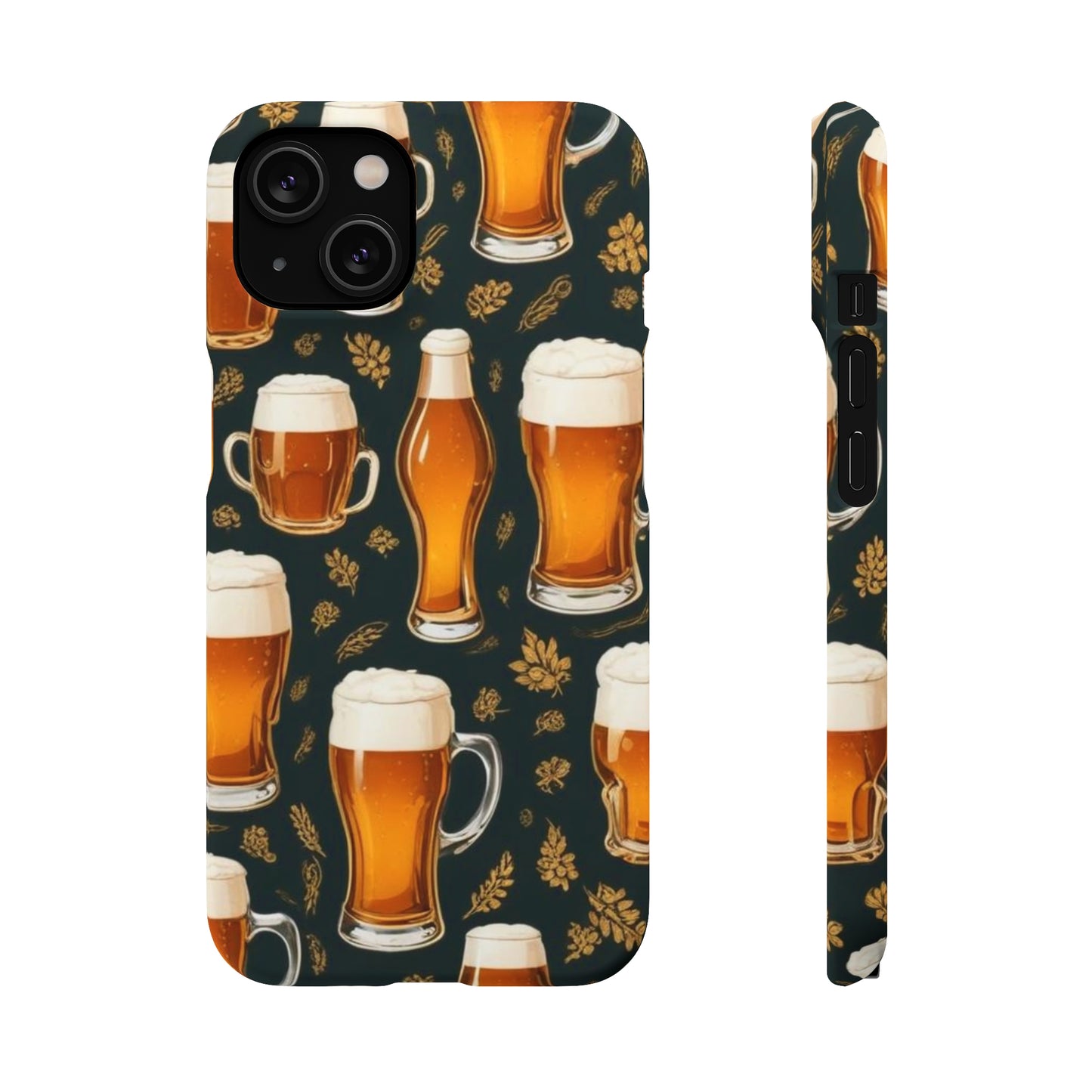 Beer Pattern Snap Cases