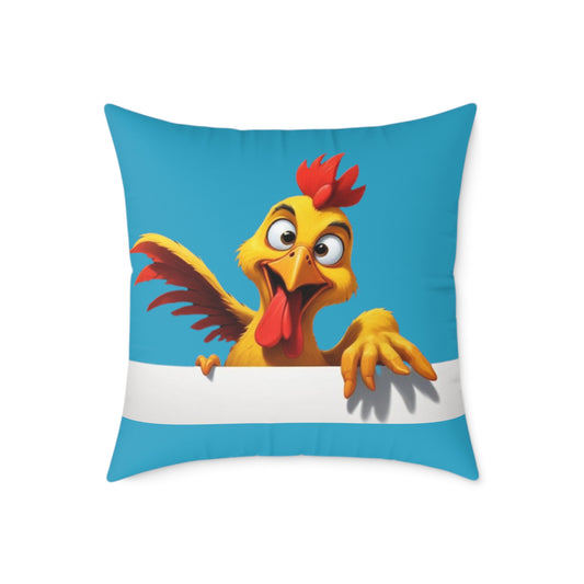 Squark Square Poly Canvas Pillow