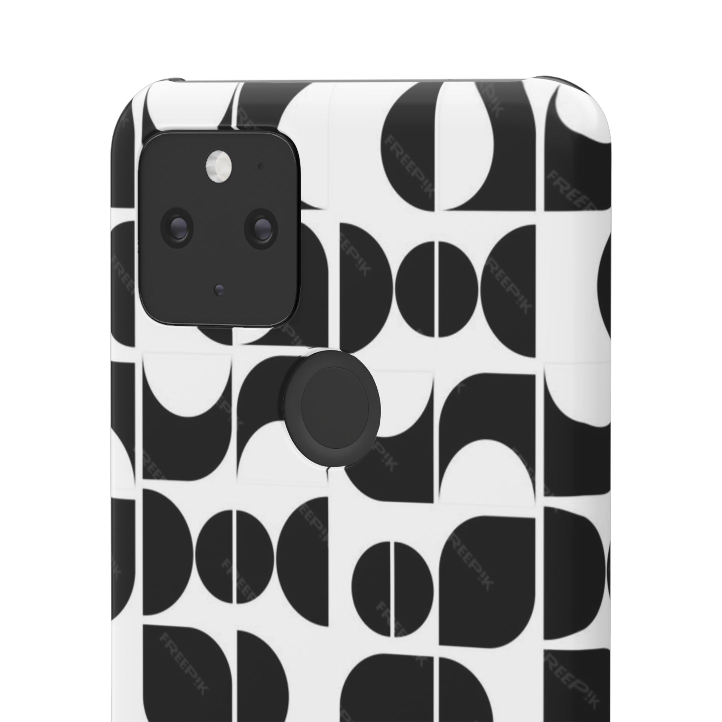 Black And White Pattern Pattern Snap Cases