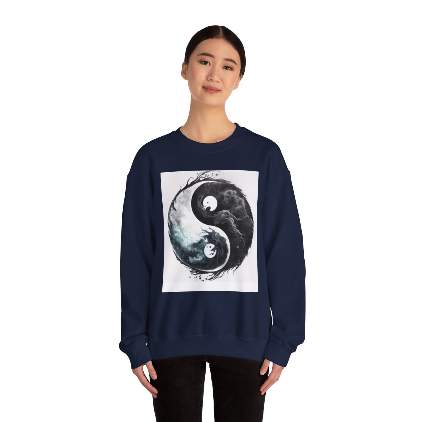 Ying Yang Unisex Heavy Blend™ Crewneck Sweatshirt