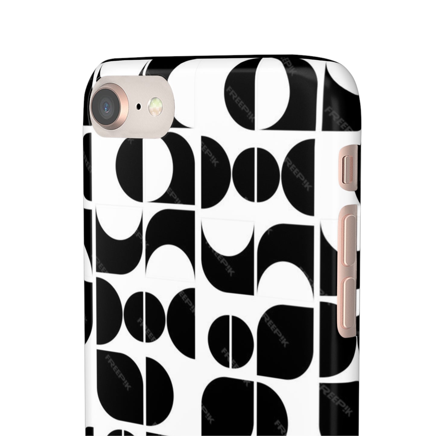 Black And White Pattern Pattern Snap Cases