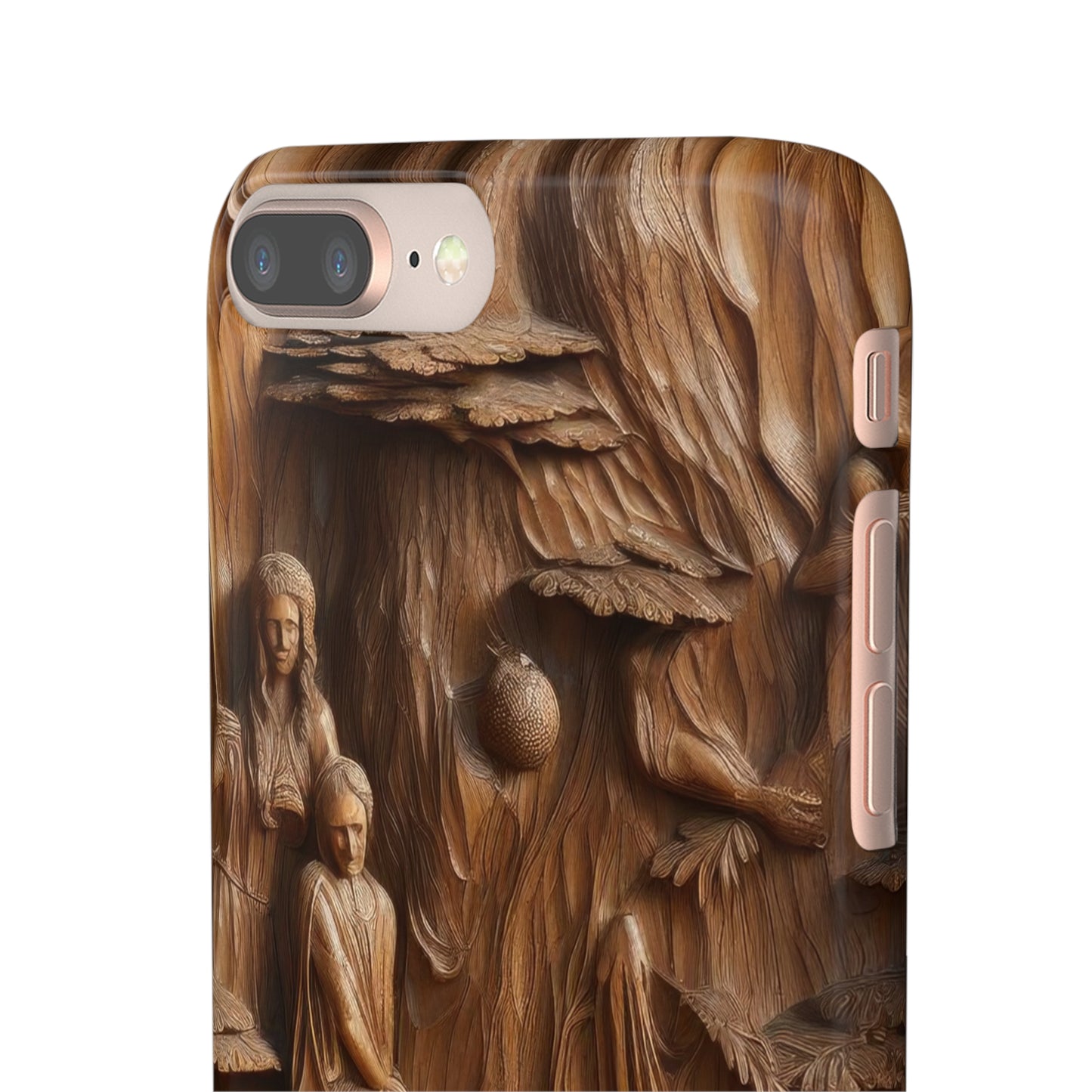 Biblical , Spiritual Carved Wood Phone cover Snap Cases .